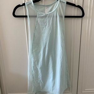 XS Athleta work out tank top in aqua, worn once